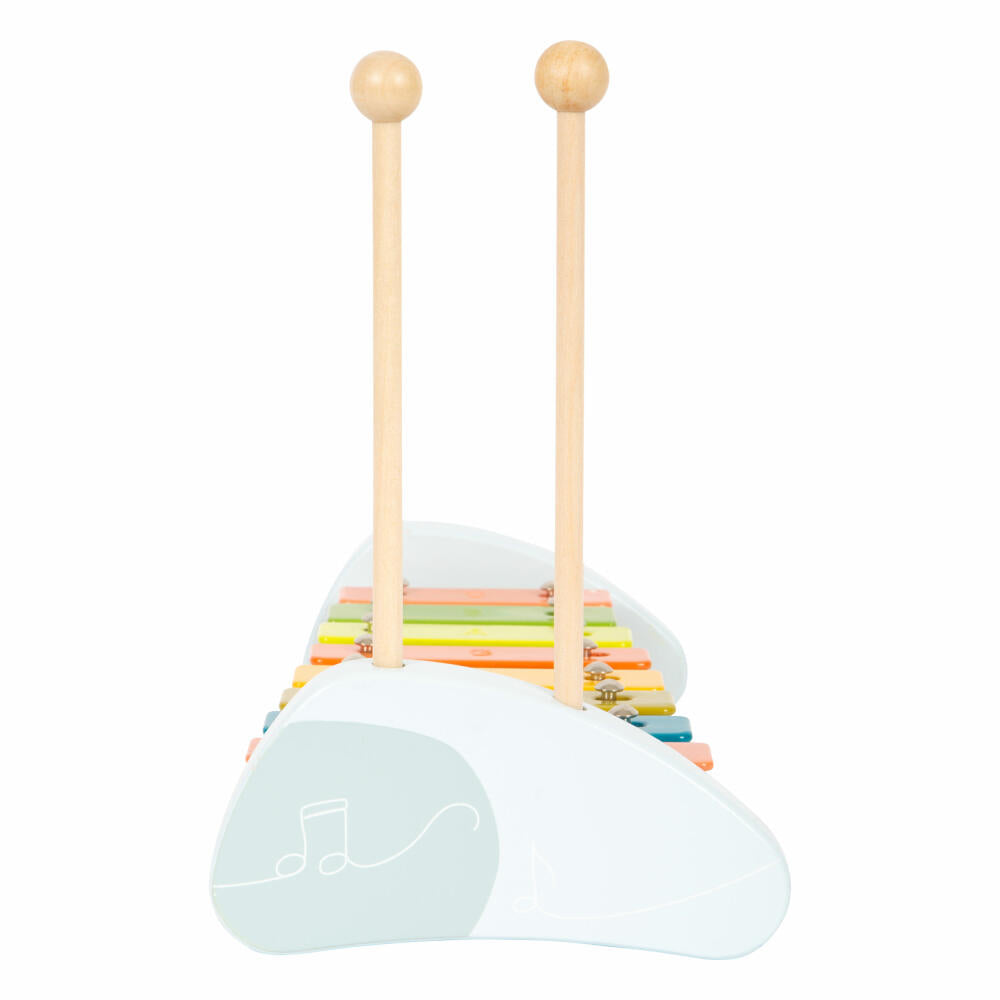 Legler Small Foot Xylophon Groovy Beats, Musikspielzeug, ab 18 Monate, Holz / Metall, 12254
