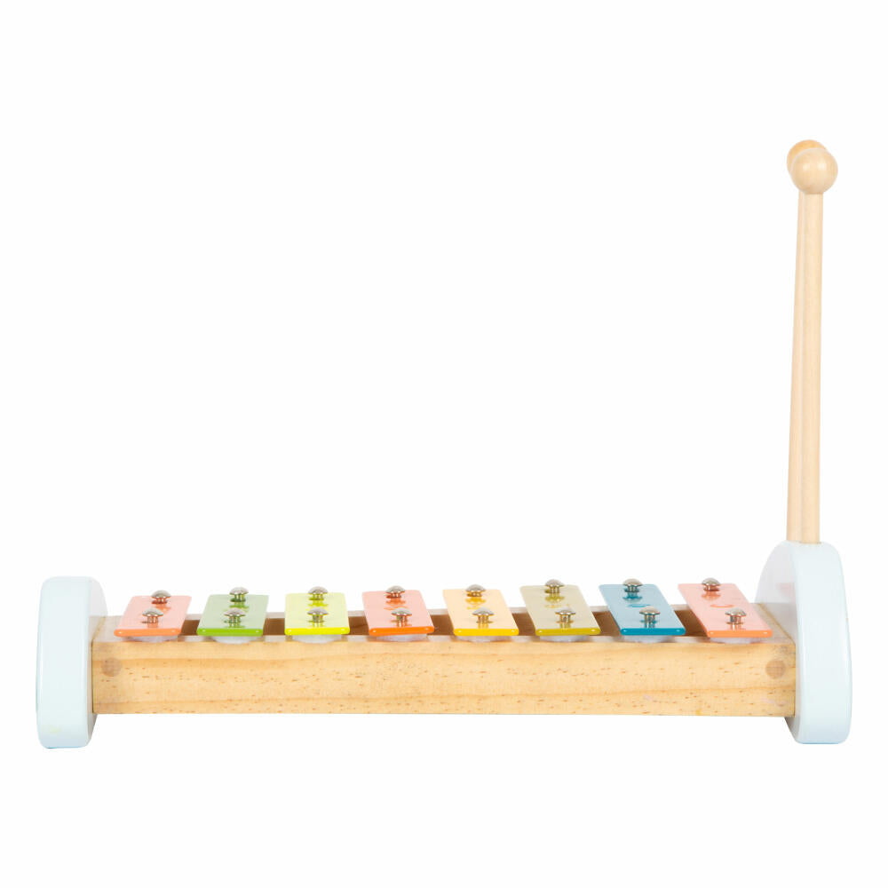 Legler Small Foot Xylophon Groovy Beats, Musikspielzeug, ab 18 Monate, Holz / Metall, 12254