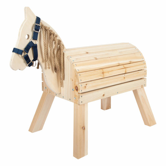 Legler Small Foot Holzpferd kompakt, Reitpferd, Holzspielzeug, ab 3 Jahre, Holz, 12313