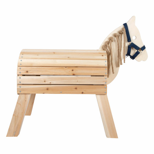 Legler Small Foot Holzpferd kompakt, Reitpferd, Holzspielzeug, ab 3 Jahre, Holz, 12313