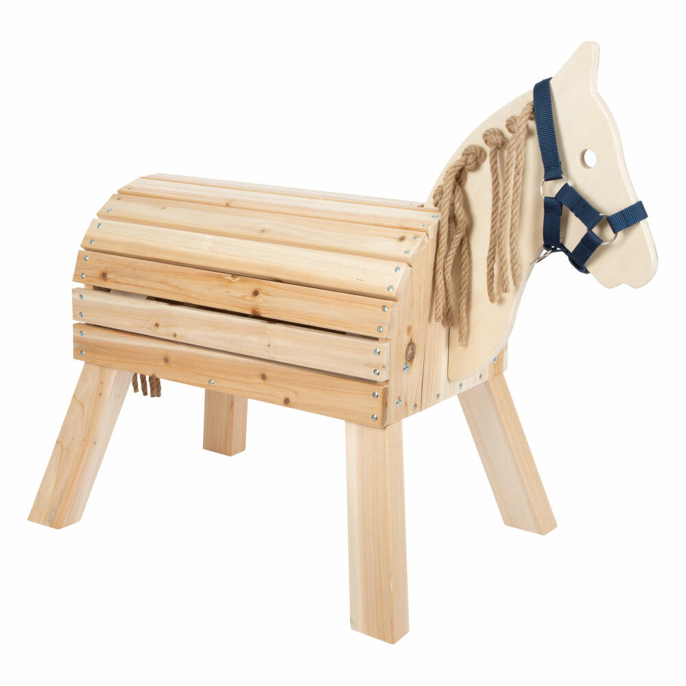 Legler Small Foot Holzpferd kompakt, Reitpferd, Holzspielzeug, ab 3 Jahre, Holz, 12313