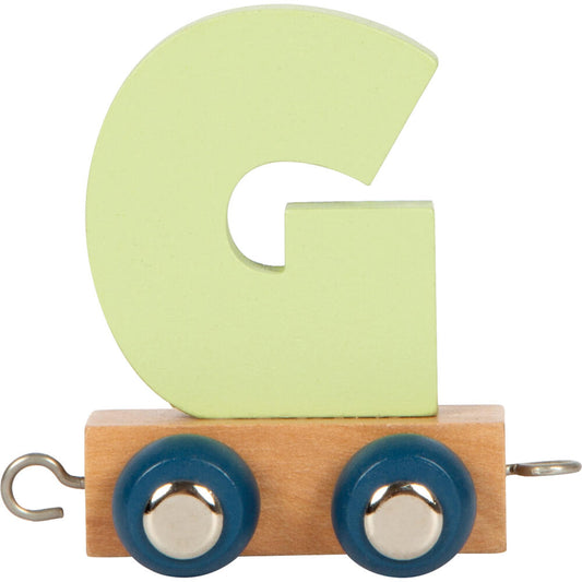 Legler Small Foot Buchstabenzug Polar G, Holzbuchstaben, Namenszug, Holz, ab 24 Monaten, 12577