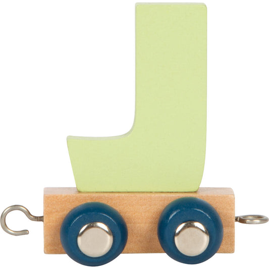 Legler Small Foot Buchstabenzug Polar J, Holzbuchstaben, Namenszug, Holz, ab 24 Monaten, 12580