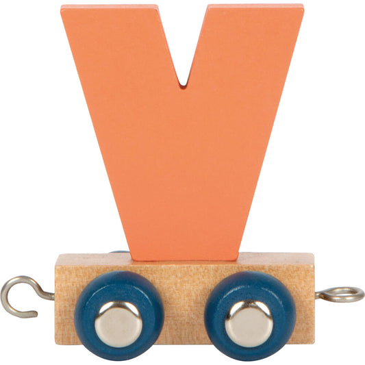 Legler Small Foot Buchstabenzug Polar V, Holzbuchstaben, Namenszug, Holz, ab 24 Monaten, 12592