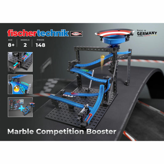 fischertechnik Marble Competition Booster, 148-tlg., Erweiterung, Ergänzung, Kugelbahn, ab 8 Jahren, 571897