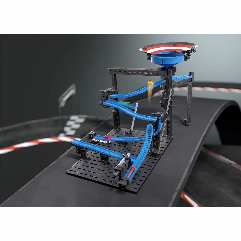 fischertechnik Marble Competition Booster, 148-tlg., Erweiterung, Ergänzung, Kugelbahn, ab 8 Jahren, 571897