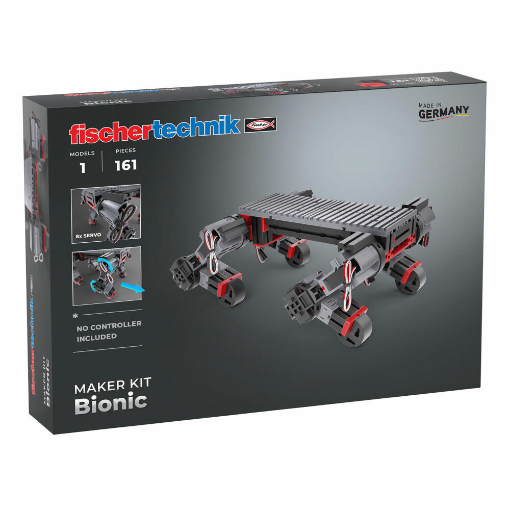 fischertechnik Maker Kit Bionic, 161-tlg., Baukasten, Konstruktionsspielzeug, ab 14 Jahren, 571902