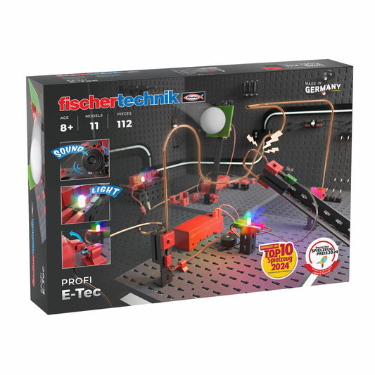 fischertechnik E-Tec, 112-tlg., Baukasten, Elektrik, Konstruktionsspielzeug, ab 8 Jahren, 571905