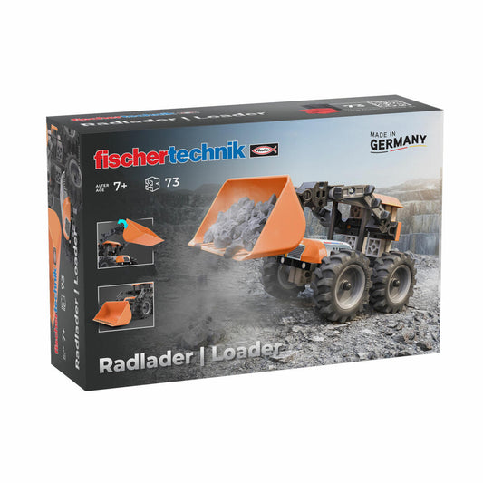 fischertechnik Loader Radlader, 73-tlg., Baukasten, Konstruktionsspielzeug, ab 7 Jahren, 576106