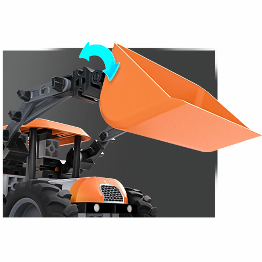 fischertechnik Loader Radlader, 73-tlg., Baukasten, Konstruktionsspielzeug, ab 7 Jahren, 576106