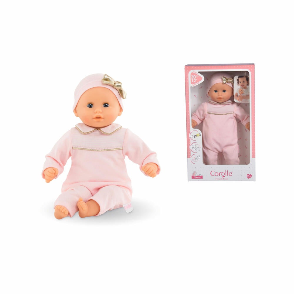 Corolle MPP Calin Manon, soft-bodied doll with sleeping eyes, baby doll, doll, vanilla scent, 30 cm, 9000100270