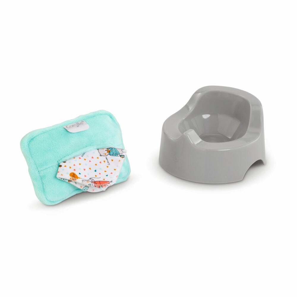 Corolle 30-36cm Töpfchen und Tuch, Puppenzubehör, Puppen Zubehör, Puppe, 9000110750