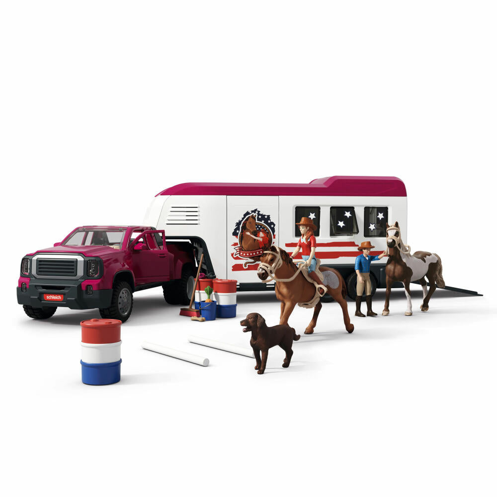 Schleich Lakeside Truck mit Anhänger, 42705