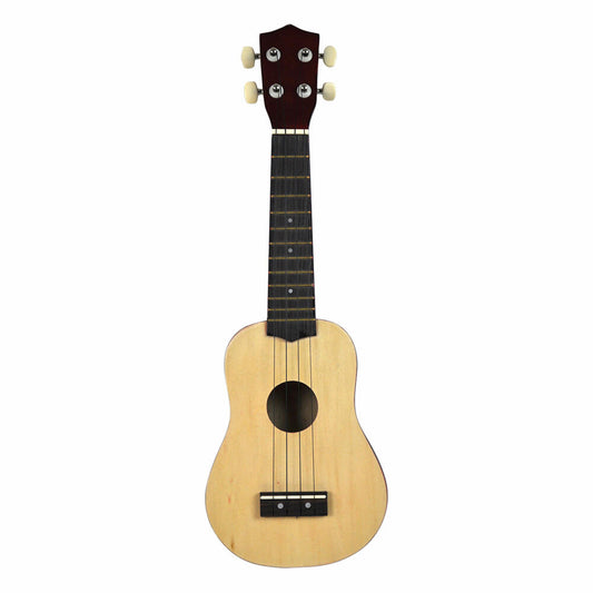 Voggenreiter Voggy Mini-Gitarre Natur, Ukulele, Erstgitarre, Kindergitarre, Akustikgitarre, Instrument, Musikinstrument, Holz Natur, ab 3 Jahre, 1058