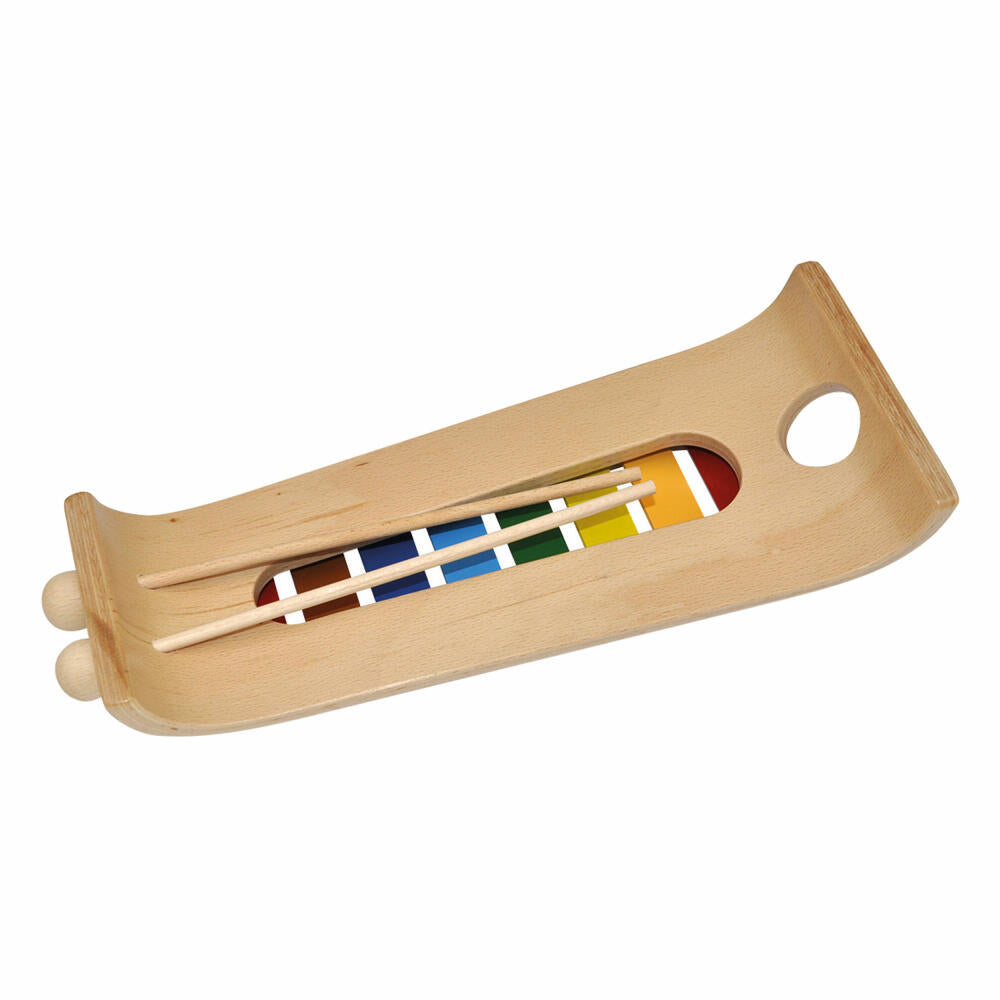 Voggenreiter Voggy Das Wunderschöne Glockenspiel, Xylophon, Glocken Spiel, Kinderxylophon, Kinder, Instrument, Klangspielzeug, Holz, ab 3 Jahre, 1074