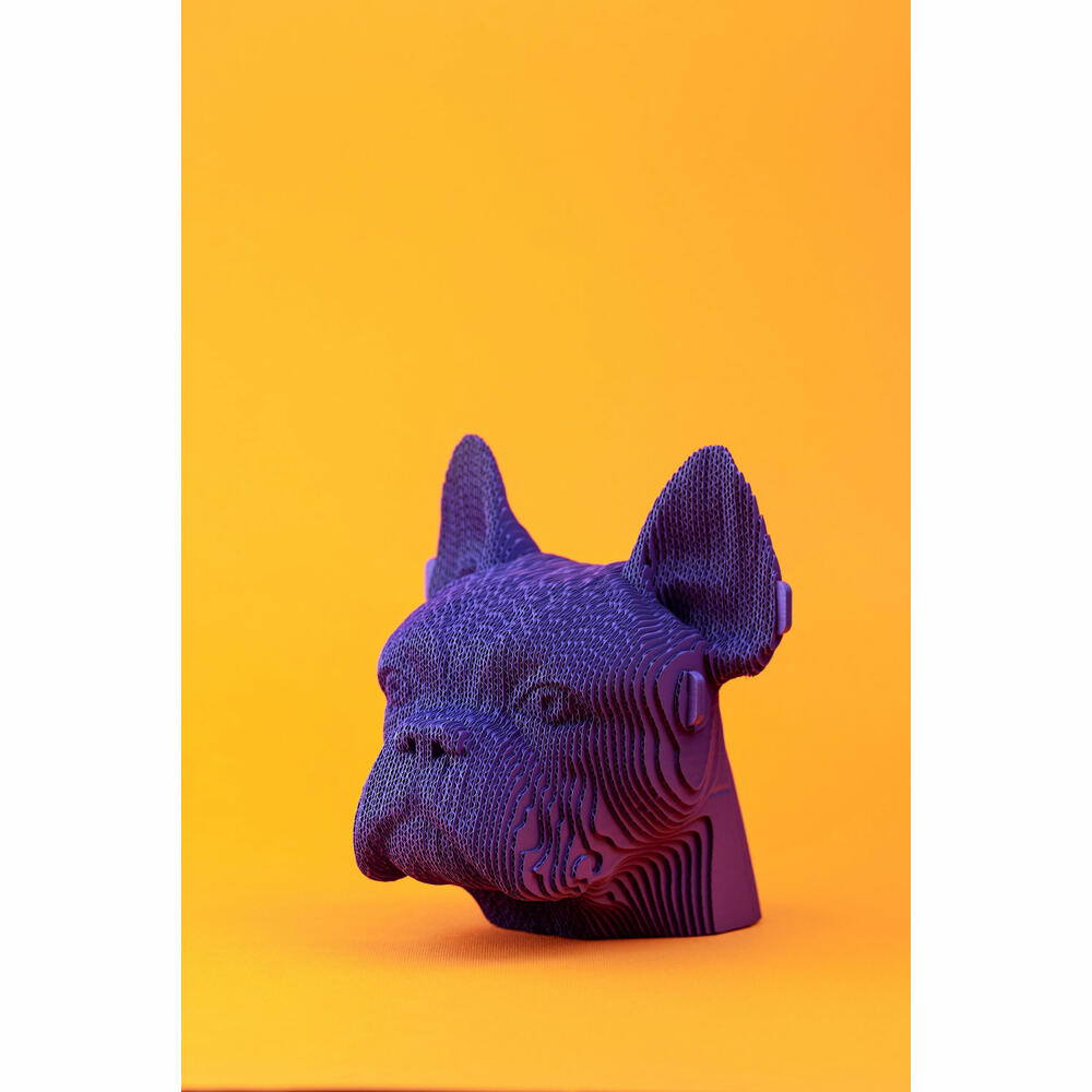 Cartonic 3D-Puzzle Bulldog, Hund, Papp-3D-Bausatz, Pappe, 131 Teile, CARTMBDG