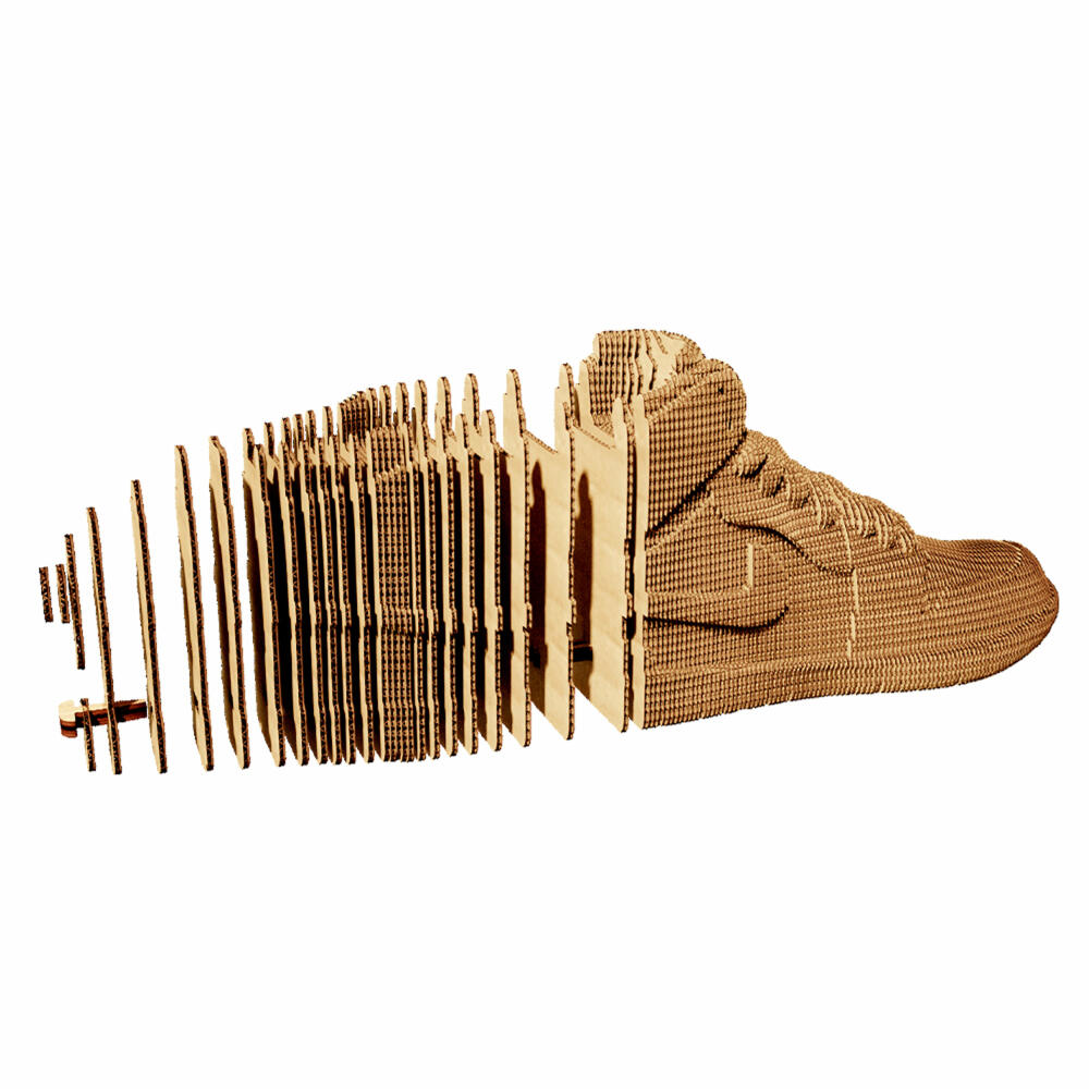 Cartonic 3D-Puzzle Sneaker, Schuh, Papp-3D-Bausatz, Pappe, 164 Teile, CARTMSNK