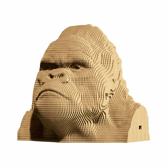 Cartonic 3D-Puzzle Gorilla, Affe, Papp-3D-Bausatz, Pappe, 116 Teile, CARTMGRL