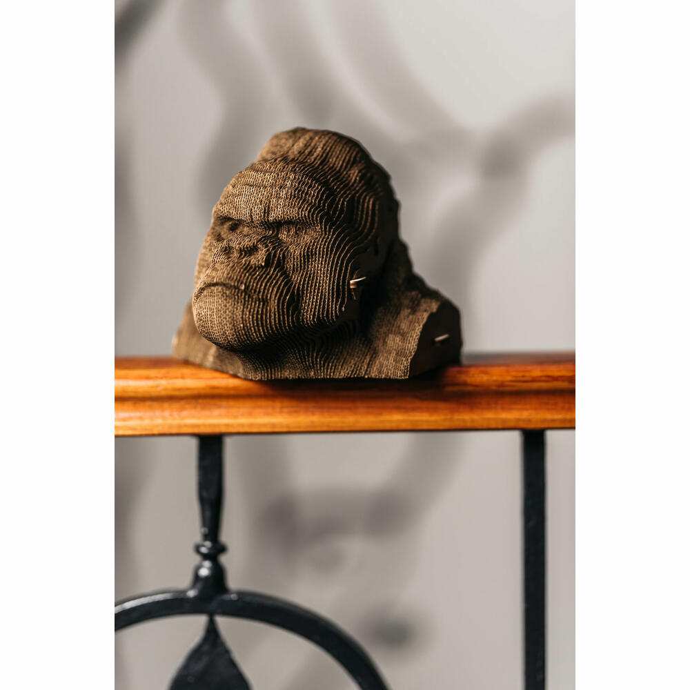 Cartonic 3D-Puzzle Gorilla, Affe, Papp-3D-Bausatz, Pappe, 116 Teile, CARTMGRL