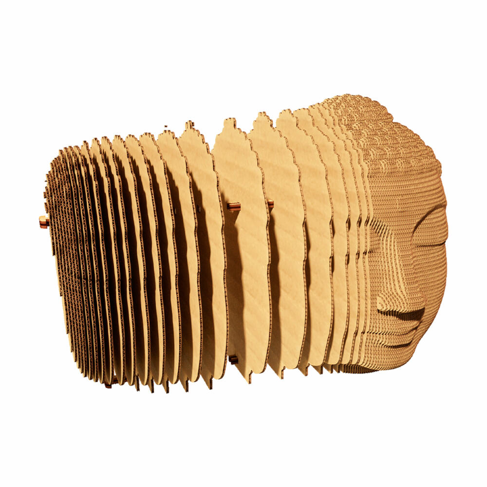 Cartonic 3D-Puzzle Buddha, Büste, Papp-3D-Bausatz, Pappe, 79 Teile, CARTBUDH
