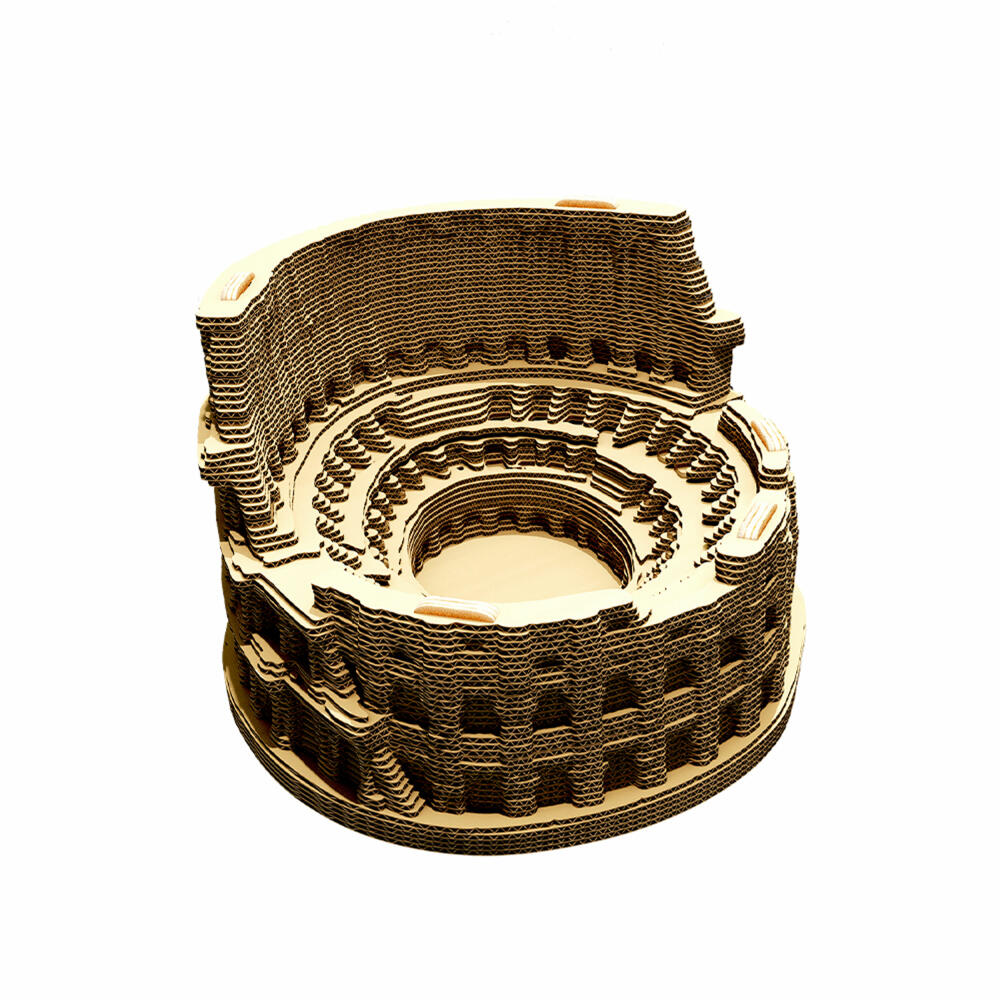 Cartonic 3D-Puzzle Colosseum, Sehenswürdigkeit, Papp-3D-Bausatz, Pappe, 74 Teile, CARTCOLO