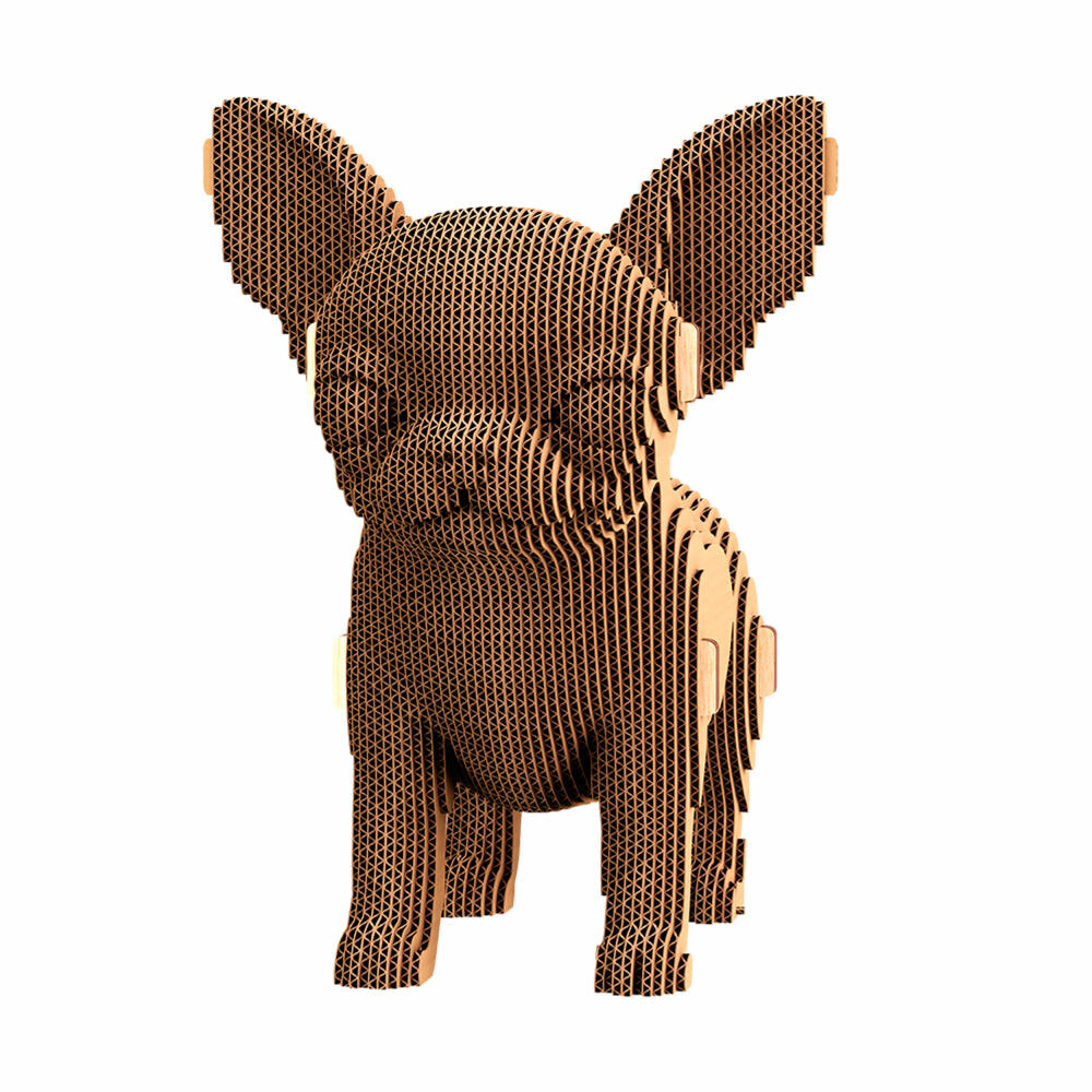 Cartonic 3D-Puzzle Puppies Trio, 3 Hunde, Papp-3D-Bausatz, Pappe, 227 Teile, CARTPUPPIES