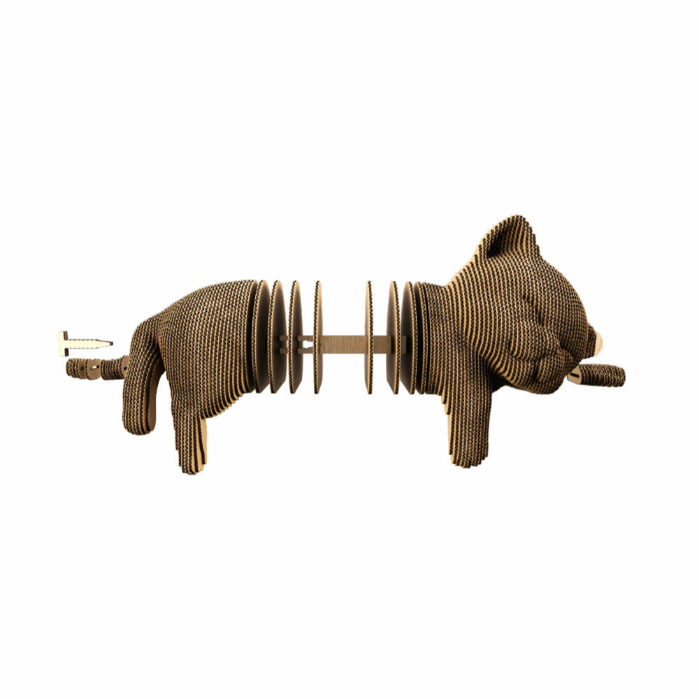 Cartonic 3D-Puzzle Kittens Trio, 3 Kätzchen, Papp-3D-Bausatz, Pappe, 254 Teile, CARTKITTENS