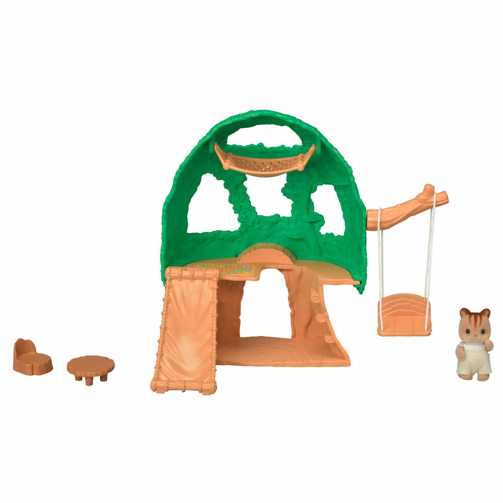 Sylvanian Families Baby Abenteuer Baumhaus, Spielset, Figur, Spielzeug, Kinder, 5318