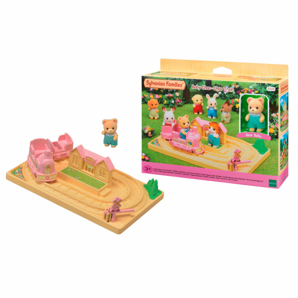 Sylvanian Families Baby Abenteuer Zug, Spielset, Figur, Spielzeug, Kinder, 5320