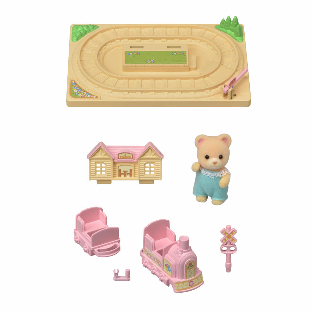 Sylvanian Families Baby Abenteuer Zug, Spielset, Figur, Spielzeug, Kinder, 5320