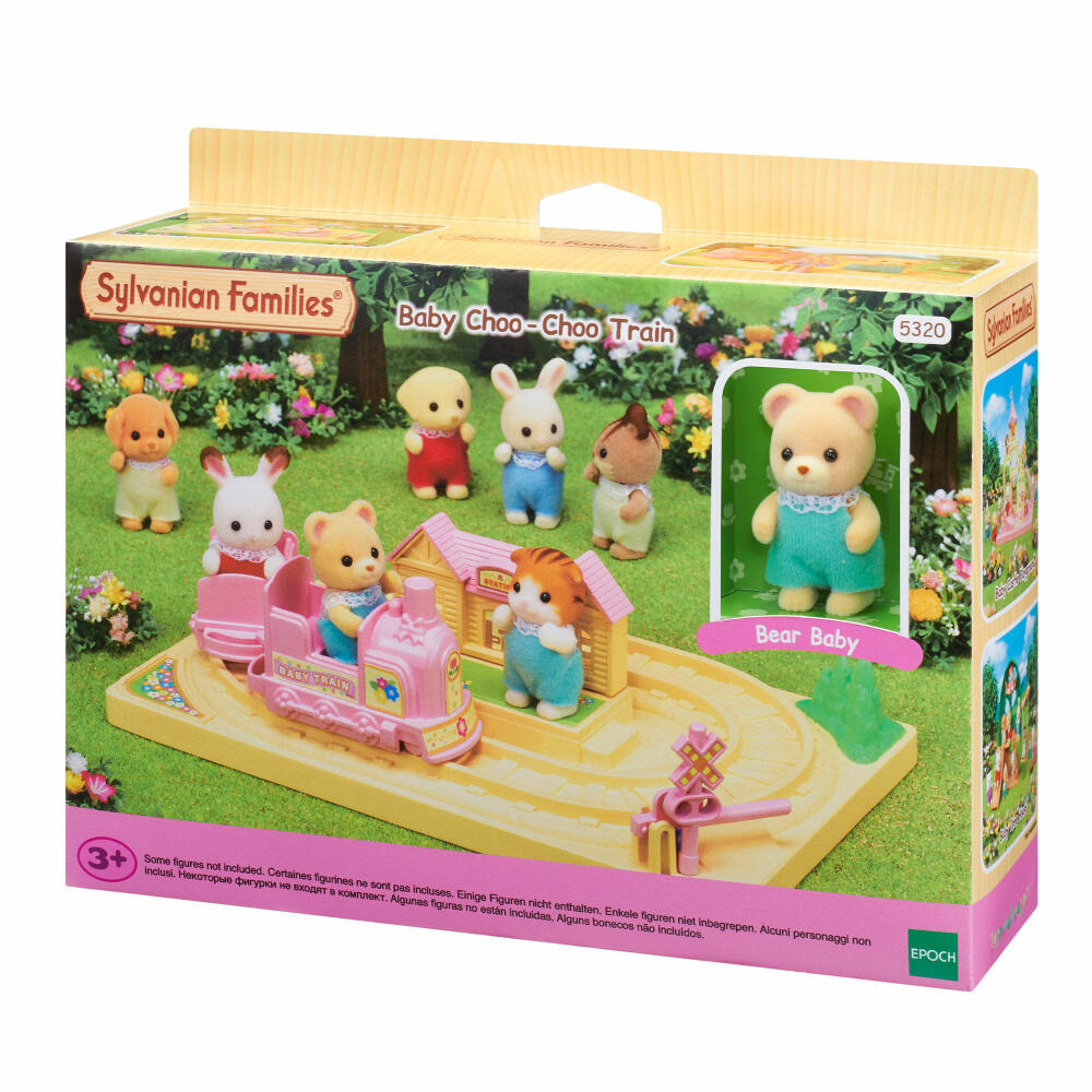 Sylvanian Families Baby Abenteuer Zug, Spielset, Figur, Spielzeug, Kinder, 5320