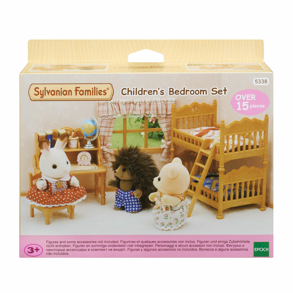 Sylvanian Families Country House Children's Room with Bunk Bed, Bed, Loft Bed, Children's Bed, Furniture, Accessories, 5338