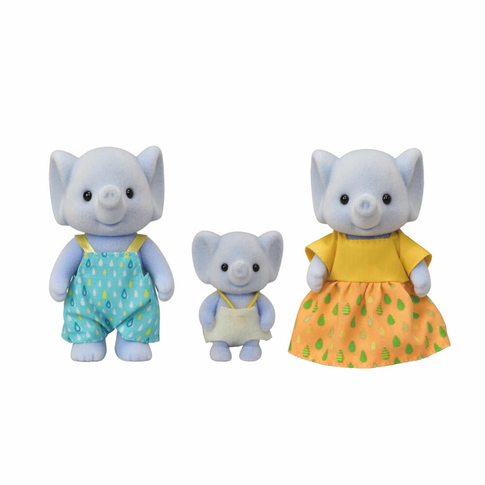 Sylvanian Families Elefanten Familie, Spielfiguren, Figuren, Spielzeug, Kinder, 5376