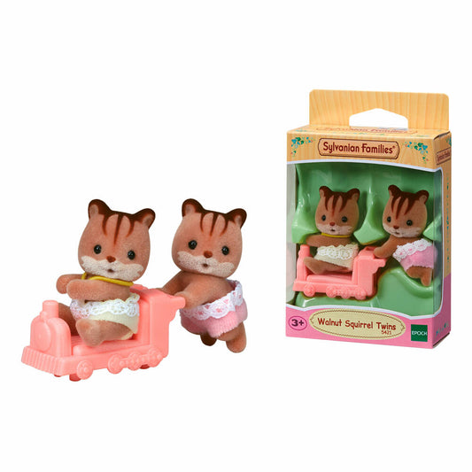 Sylvanian Families Walnuss Eichhörnchen Zwillinge, Spielfiguren, Figuren, Spielzeug, Kinder, 5421