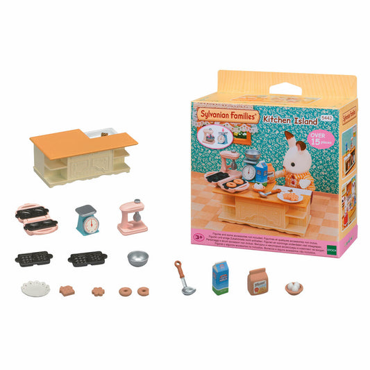 Sylvanian Families Kochinsel, Spielset, Möbel, Küche, Spielzeug, Kinder, 5442