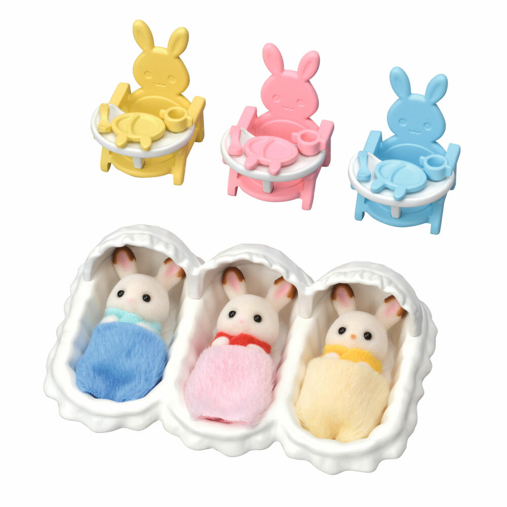 Sylvanian Families Erstausstattung für Drillinge, Spielfiguren, Figur, Spielzeug, Kinder, 5532
