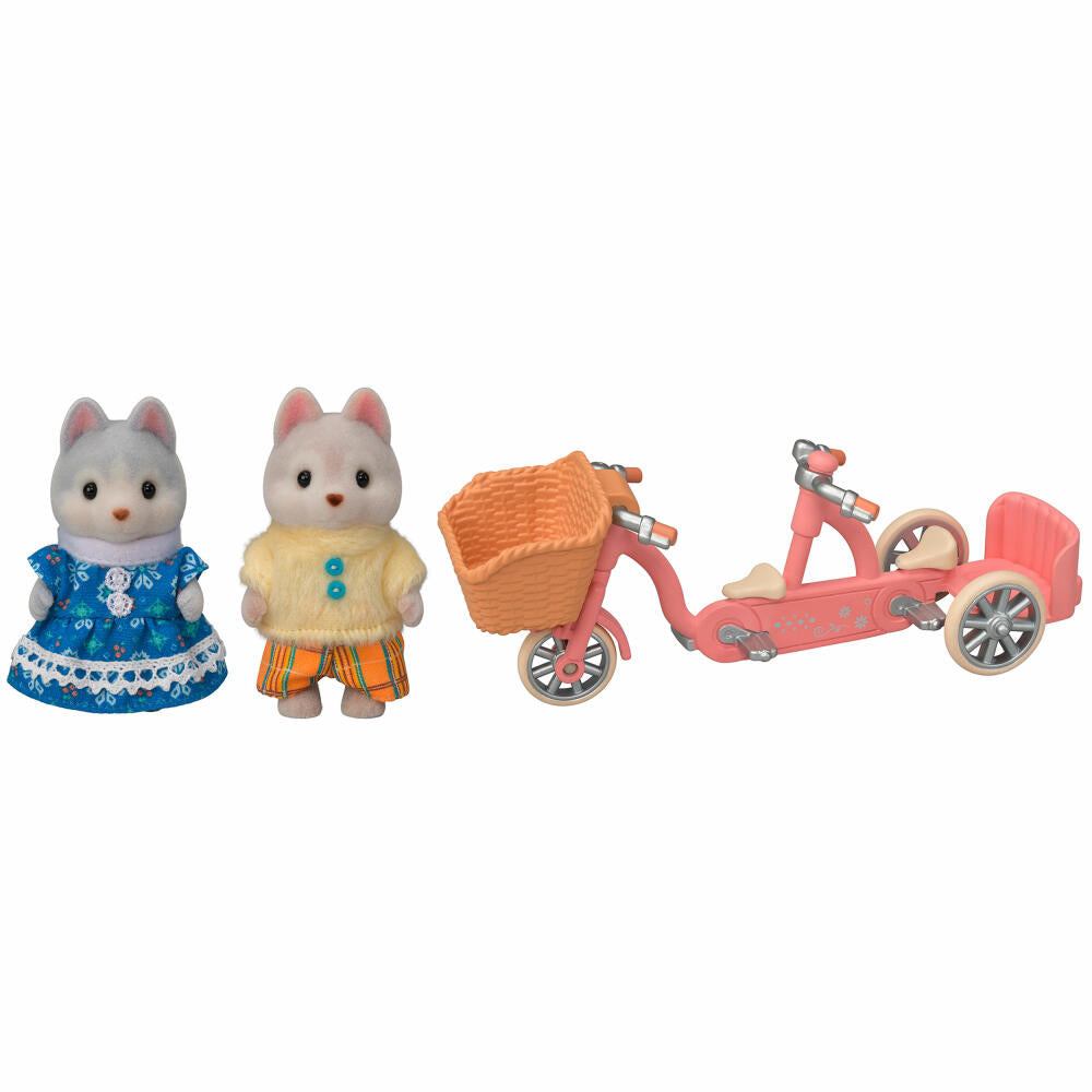 Sylvanian Families Tandem Spielset mit Figuren, Spielfiguren, Figur, Spielzeug, Kinder, 5637