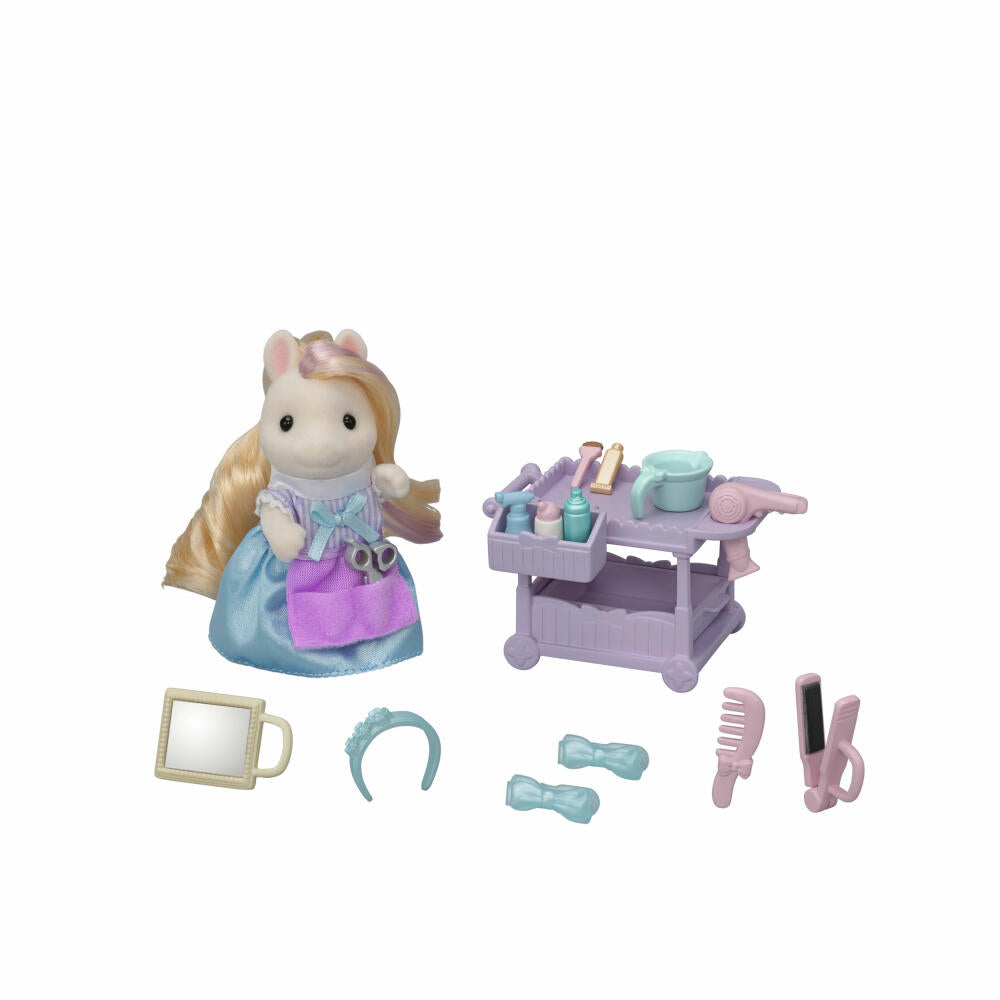 Sylvanian Families Pony Friseur Spielset mit Figur, Spielfiguren, Spielzeug, Kinder, 5644
