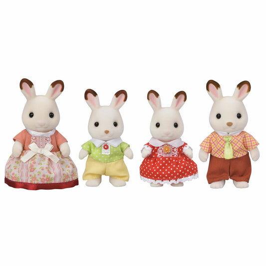 Sylvanian Families Schokoladenhasen Familie, Spielfiguren, Figuren, Spielzeug, Kinder, 5655