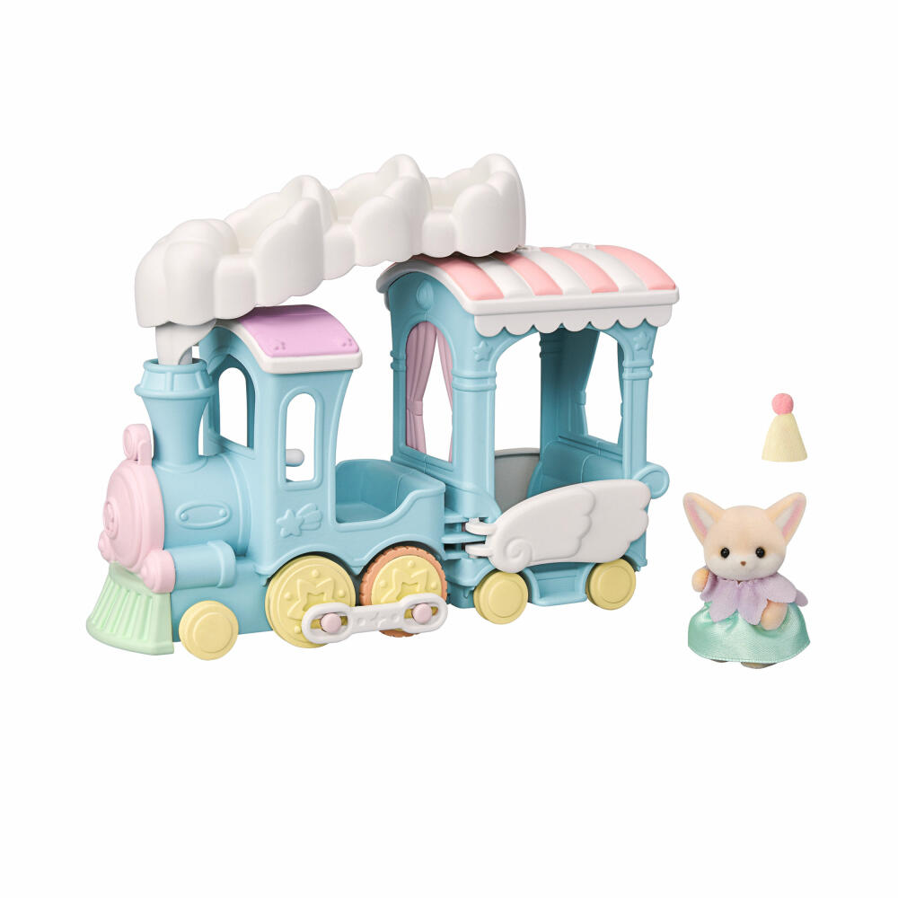 Sylvanian Families Regenbogenzug Spielset mit Figur, Spielset, Spielzeug, Kinder, 5702