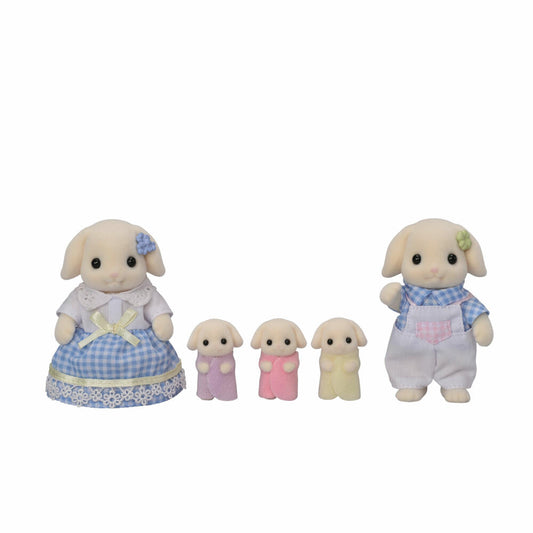 Sylvanian Families Kaninchan Familie, Spielfiguren, Figuren, Spielzeug, Kinder, 5735