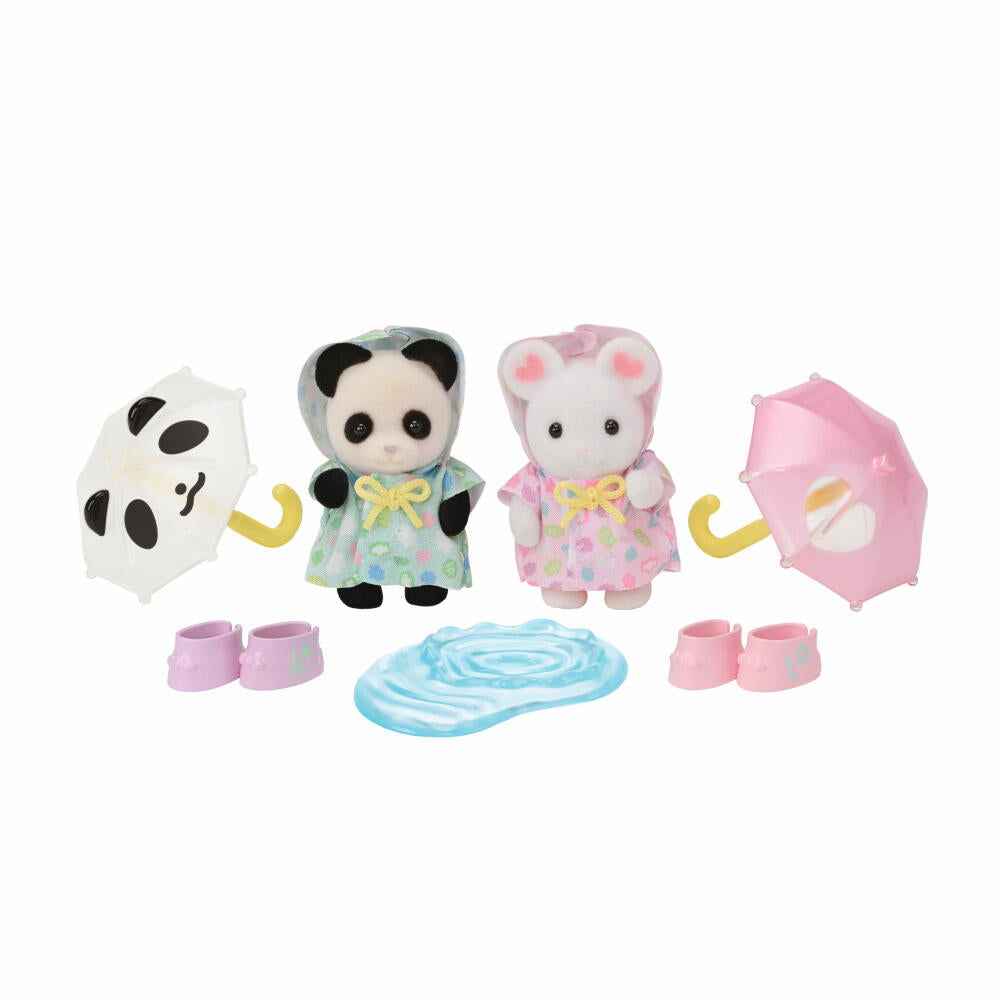 Sylvanian Families Erlebniskindergarten Freunde Regenwetter, Spielfiguren, Figur, Spielzeug, Kinder, 5748
