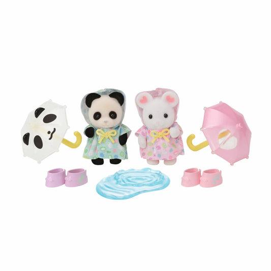 Sylvanian Families Erlebniskindergarten Freunde Regenwetter, Spielfiguren, Figur, Spielzeug, Kinder, 5748