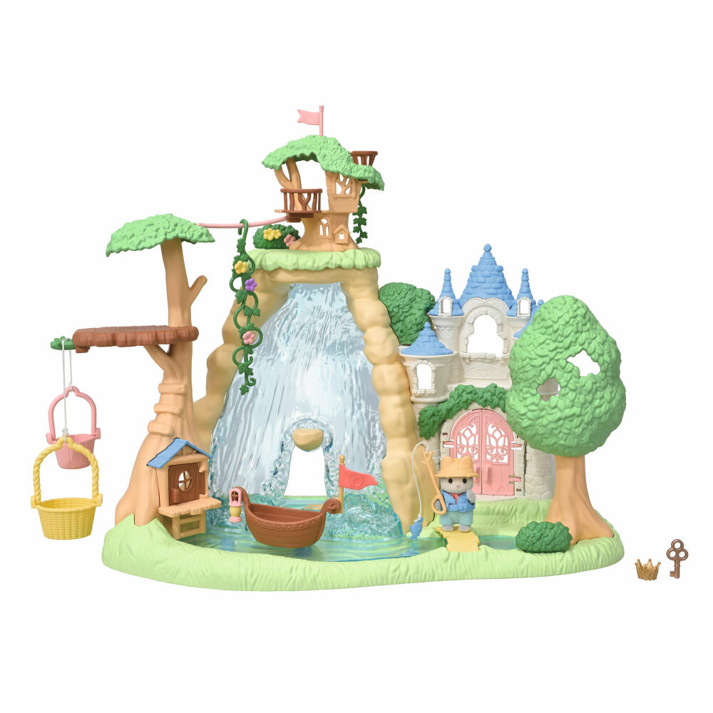 Sylvanian Families Abenteuerspielplatz Wasserfall, Spielset, Spielfigur, Figur, Spielzeug, Kinder, 5761