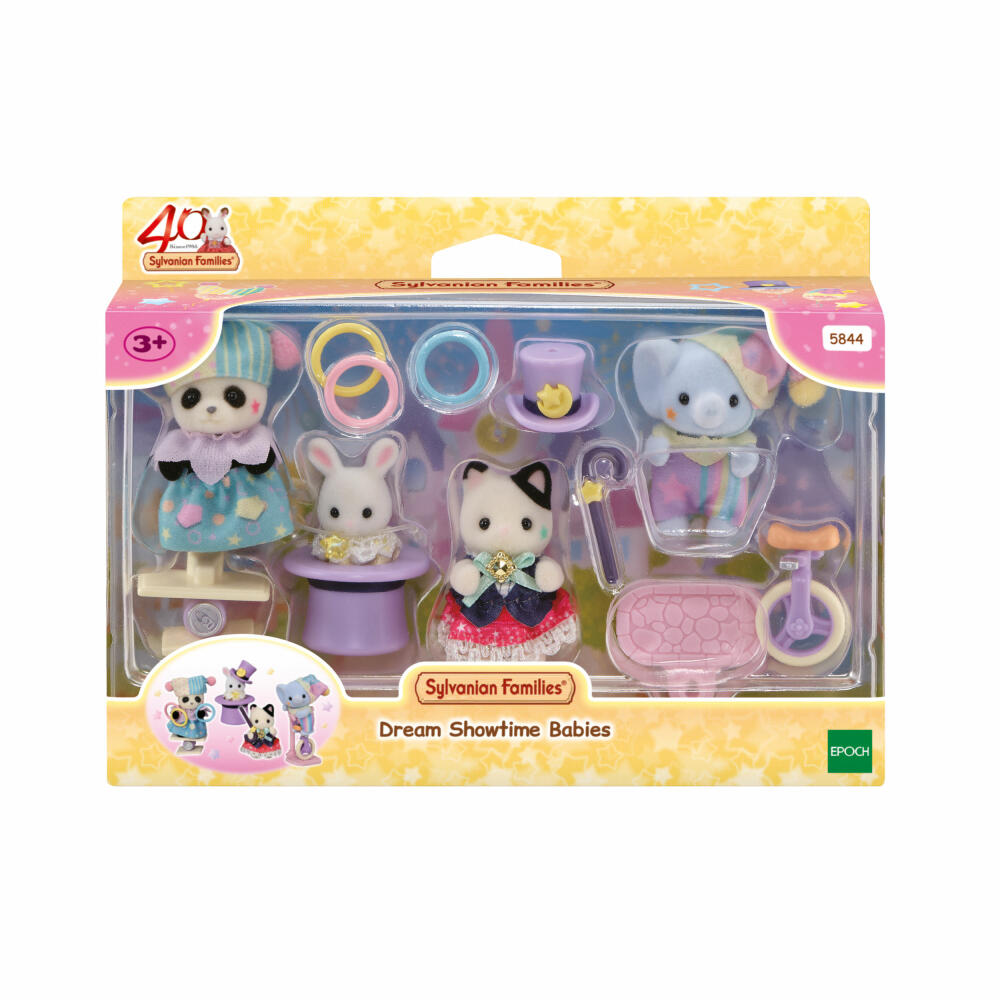 Sylvanian Families 40. Jubiläum: Fröhliche Babyparade Figurenset, Spielfiguren, Spielfigur, Figur, 5844