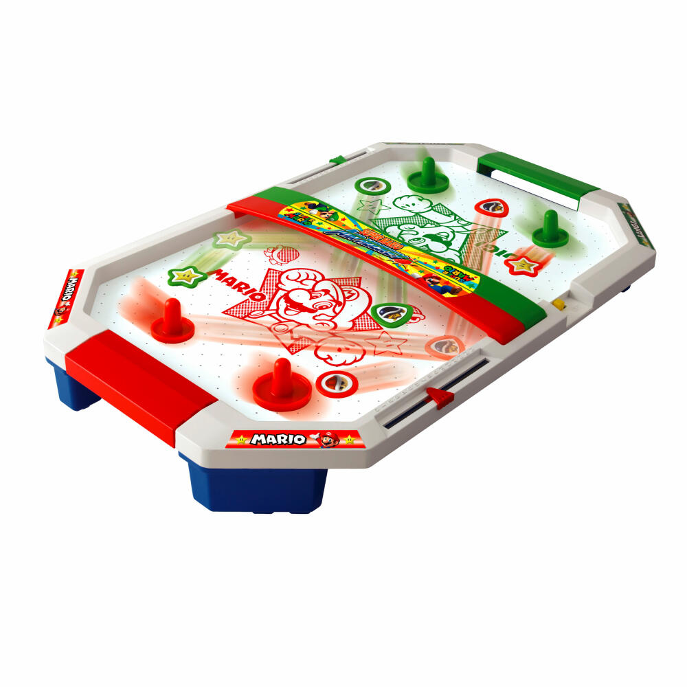 Epoch Games Super Mario Air Hockey, Actionspiel, Familienspiel, Kinderspiel, ab 4 Jahren, 7361