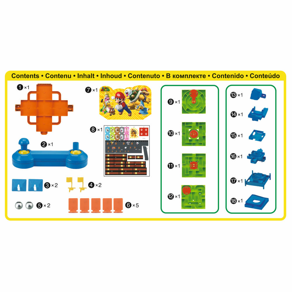 Epoch Games Super Mario Maze Game DX, Geschicklichkeitsspiel, Labyrinth, Kinderspiel, ab 4 Jahren, 7371