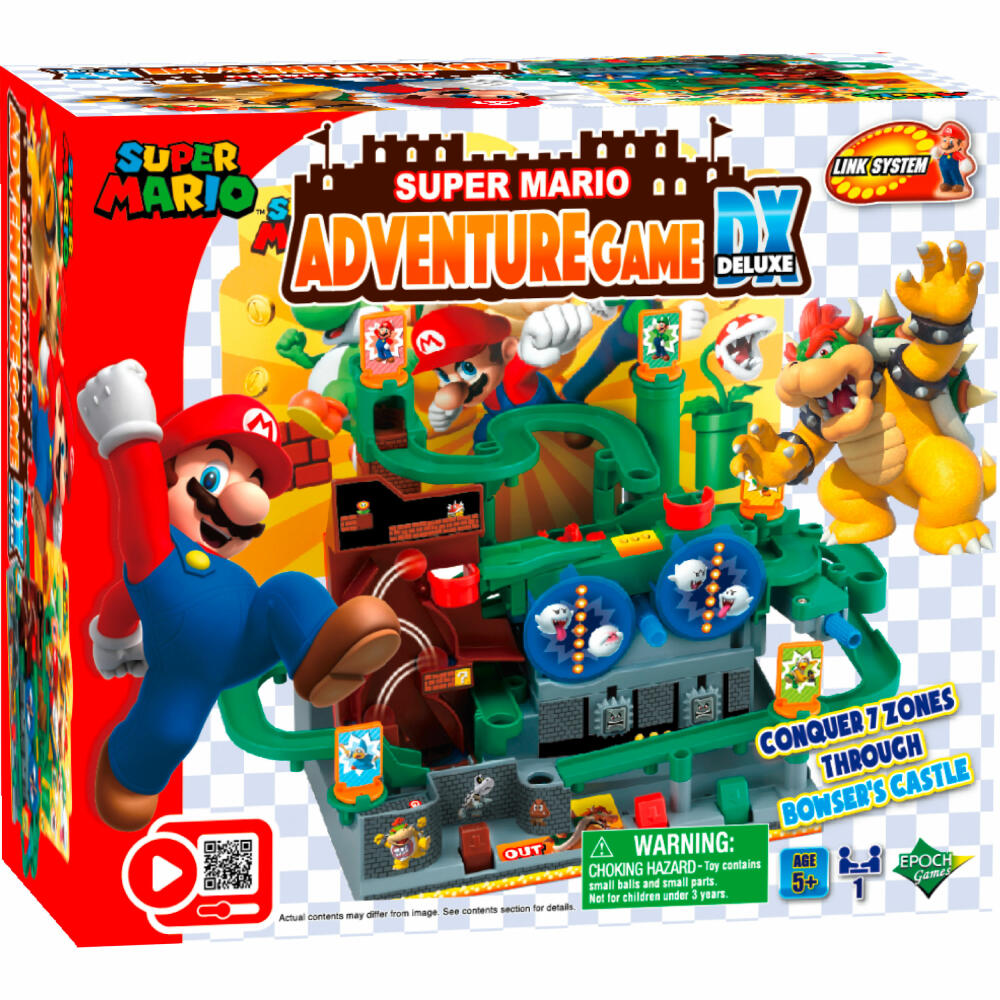 Epoch Games Super Mario Adventure Game DX, Action-Labyrinth, Geschicklichkeitsspiel, Kinderspiel, ab 5 Jahren, 7377