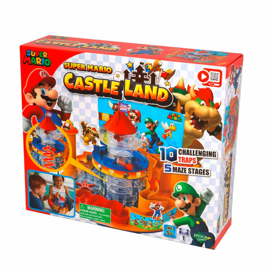 Epoch Games Super Mario Castle Land, Geschicklichkeitsspiel, Labyrinth, Kinderspiel, ab 5 Jahren, 7378