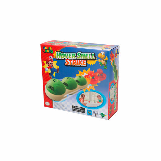 Epoch Games Super Mario Hover Shell Strike, Actionspiel, Air Hockey, Kinderspiel, ab 4 Jahren, 7397